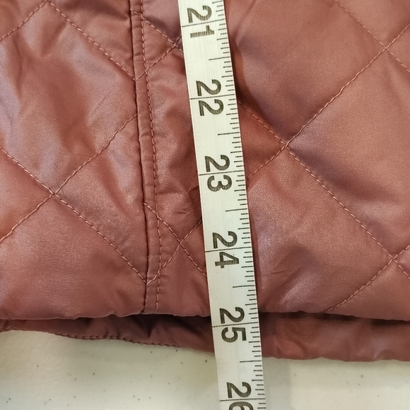 Columbia Women's Small Copper Crest Coat Faux Fur Lined Hooded Jacket Purple - Picture 9 of 9